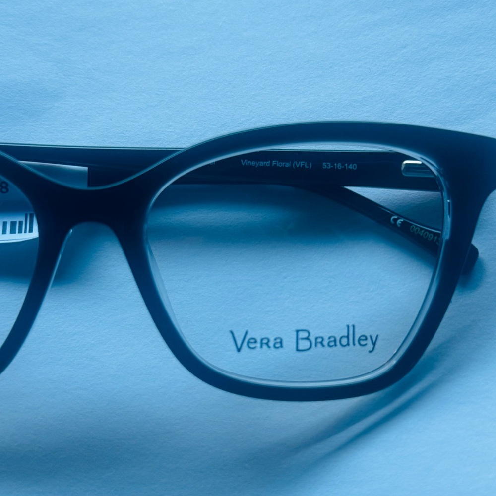 Vera Bradley Black Glasses Mel Frames - Picture 3 of 9